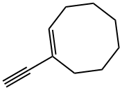 Cyclooctene, 1-ethynyl- (9CI) 结构式
