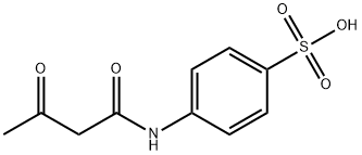 4-(3-Oxobutanamido)benzenesulfonic acid 结构式