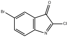 5-bromo-2-chloro-3H-indol-3-one 结构式