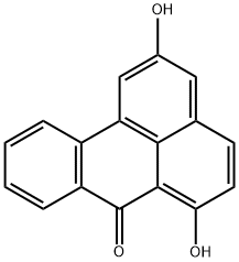 2,6-Dihydroxy-7H-benz[de]anthracen-7-one 结构式