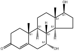 7-hydroxytestosterone 结构式