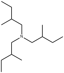 tris(2-methylbutyl)amine 结构式