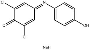 二氯靛酚钠 结构式