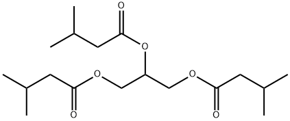 GLYCEROL TRIISOVALERATE 结构式