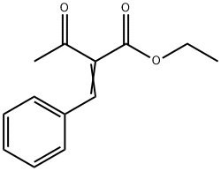2-苯亚甲基乙酰乙酸乙酯 结构式