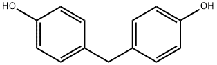 4,4'-二羟基二苯甲烷 结构式