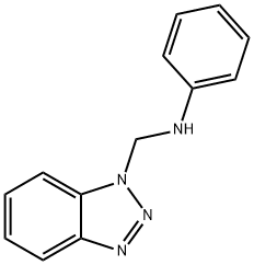 N-苯基苯并三唑甲胺 结构式