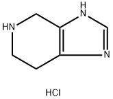 4,5,6,7-四氢-3H-咪唑并[4,5-C]吡啶二盐酸盐 结构式