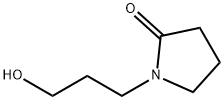 1-(3-羟丙基)-2-吡咯烷酮 结构式