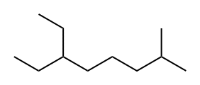 Octane, 6-ethyl-2-methyl- 结构式