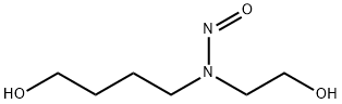 N-(2-HYDROXYETHYL)-N-(4-HYDROXYBUTYLNITROSAMINE) 结构式