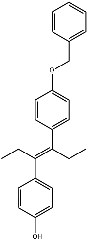 4'-(Benzyloxy)-α,β-diethyl-4-stilbenol 结构式