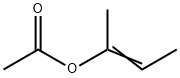 1-甲基丙-1-烯基乙酸酯 结构式