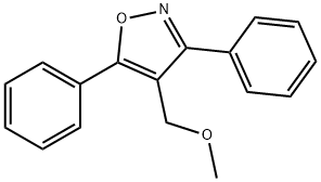 Isoxazole, 4-(methoxymethyl)-3,5-diphenyl- (7CI,9CI) 结构式