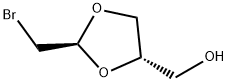 trans-2-bromomethyl-1,3-dioxolane-4-methanol 结构式