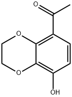 1-(2,3-二氢-8-羟基-1,4-苯并二氧杂环己-5-基)乙烷-1-酮 结构式