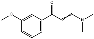 3-二甲基氨基-1-(3-甲氧基苯基)-2-丙烯-1-酮 结构式