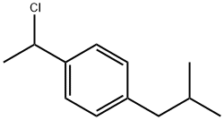 1-(1-chloroethyl)-4-isobutylbenzene 结构式