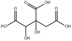 2-羟基柠檬酸 结构式