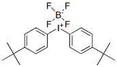 双(4-叔丁基苯基)碘鎓四氟硼酸盐 结构式