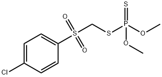 甲基三硫磷砜, 10ΜG /ΜL于环己烷 结构式