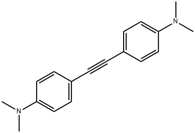 双(4-二甲基氨基苯基 )乙炔 结构式