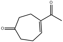 4-Cyclohepten-1-one, 4-acetyl- (9CI) 结构式