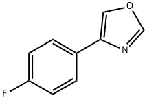 4-(4-氟苯基)噁唑 结构式