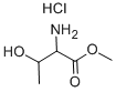 DL-苏氨酸甲酯盐酸盐 结构式
