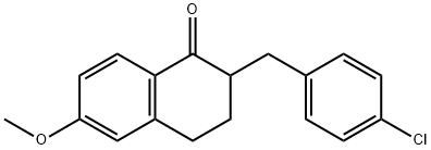 2,6-双(4-氟苄基)环己酮 结构式