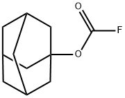 1-金刚烷基氟甲酸 结构式