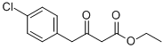 4-(4-CHLORO-PHENYL)-3-OXO-BUTYRIC ACID ETHYL ESTER 结构式