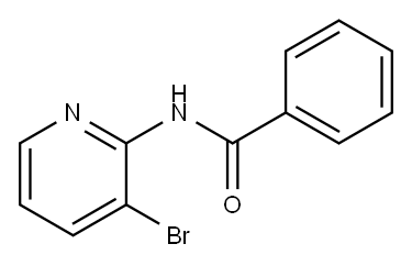 N-(3-溴吡啶-2-基)苯甲酰胺 结构式