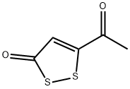 3H-1,2-Dithiol-3-one, 5-acetyl- (9CI) 结构式