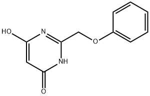4(1H)-Pyrimidinone, 6-hydroxy-2-(phenoxymethyl)- (9CI) 结构式