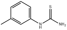 间甲苯基-2-硫脲 结构式