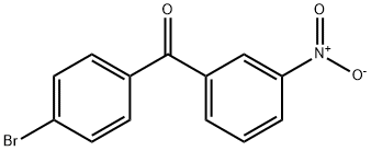 4-溴-3'-硝基二苯甲酮 结构式