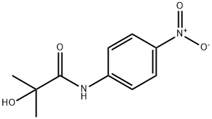 N-(4-Nitrophenyl)-2-hydroxy-2-methylpropanamide 结构式