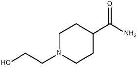 1-(2-羟基乙基)-哌啶-4-羧酸酰胺 结构式