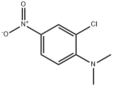 2-氯-N,N-二甲基-4-硝基苯胺 结构式