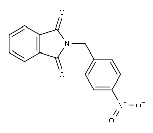 2-(4-硝基苄基)-1H-异吲哚-1,3(2H)-二酮 结构式