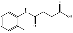 4-(2-iodoanilino)-4-oxobutanoic acid 结构式