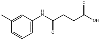 4-氧代-4-(间甲苯基氨基)丁酸 结构式
