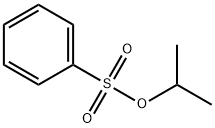 苯磺酸异丙酯 结构式