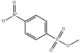 对硝基苯磺酸甲酯 结构式