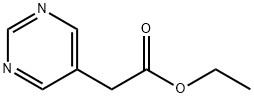 2-(嘧啶-5-基)乙酸乙酯 结构式