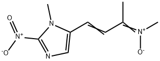 N-Methyl-N-[3-(1-methyl-2-nitro-1H-imidazol-5-yl)-1-methyl-2-propenylidene]amine oxide 结构式