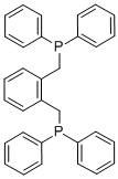 1,2-双(联苯代磷甲基)-苯 结构式