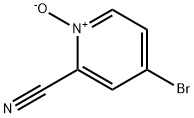 4-溴-2-氰基吡啶 1-氧化物 结构式