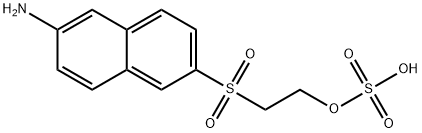 ETHANOL-2-[(6-AMINO-2-NAPTHALENYL)-SULFONYL]-HYDROGEN SULFATE 结构式